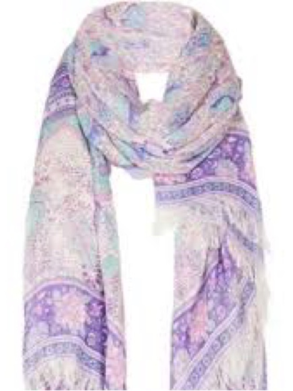 Spell Poinciana Travel Scarf -Lilac - NWT